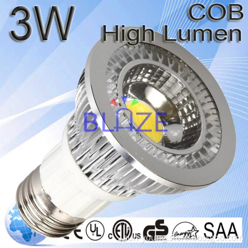 New Design 3W E26/E27 300LM High Lumen PAR20 LED Spotlight